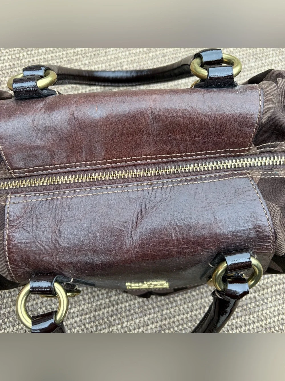 Coach Vintage 2008 Madison Op Art Sabrina Satchel